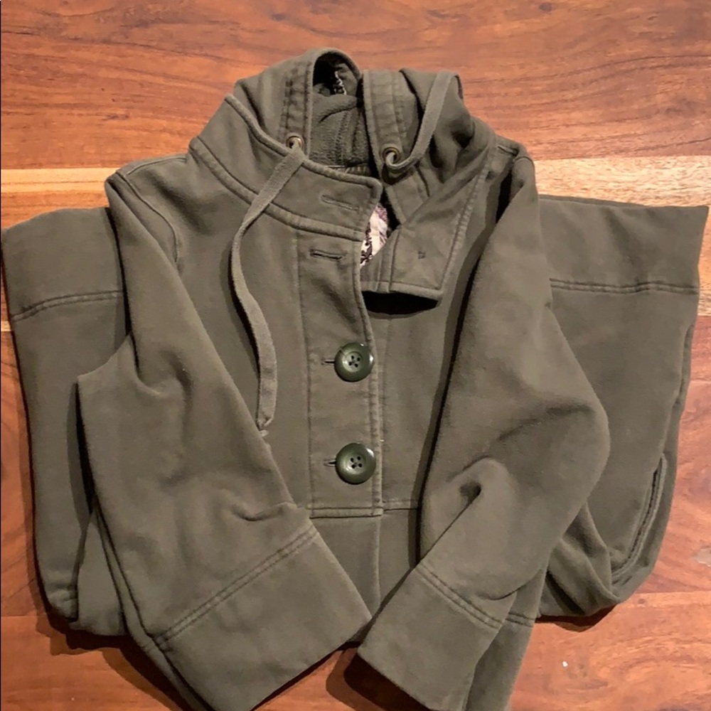 Olive green coat